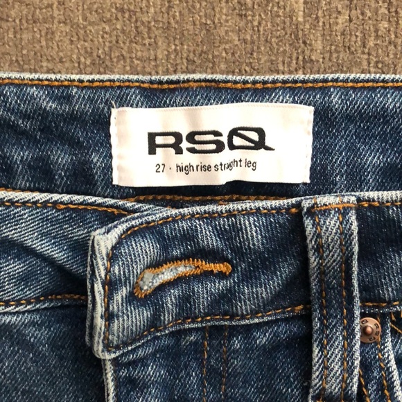 RSQ High Rise Straight Leg Jenas - Picture 3 of 6